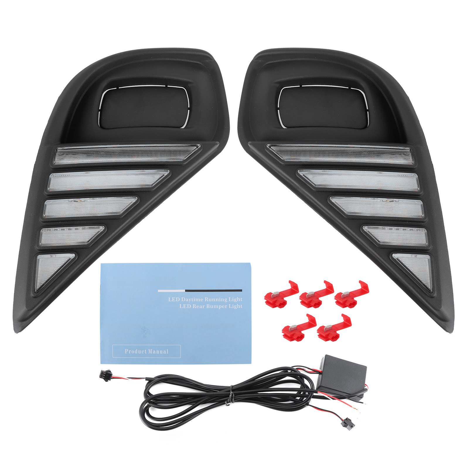 Front-led-tagfahrlicht Mit Dreifarbigen Blinkern, Kompatibel Mit Highlander 2019-2021