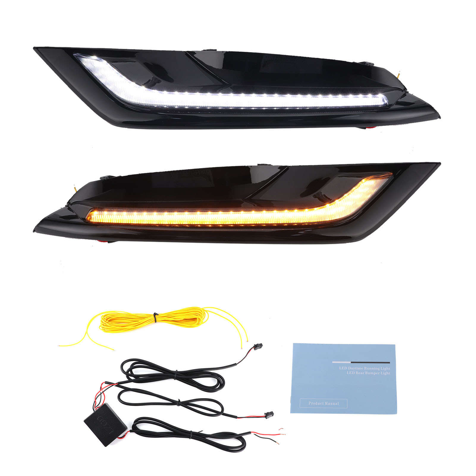 Paar Led-tagfahrlichter Mit Blinkern, Kompatibel Mit Mazda 3 Axela 2019-2020