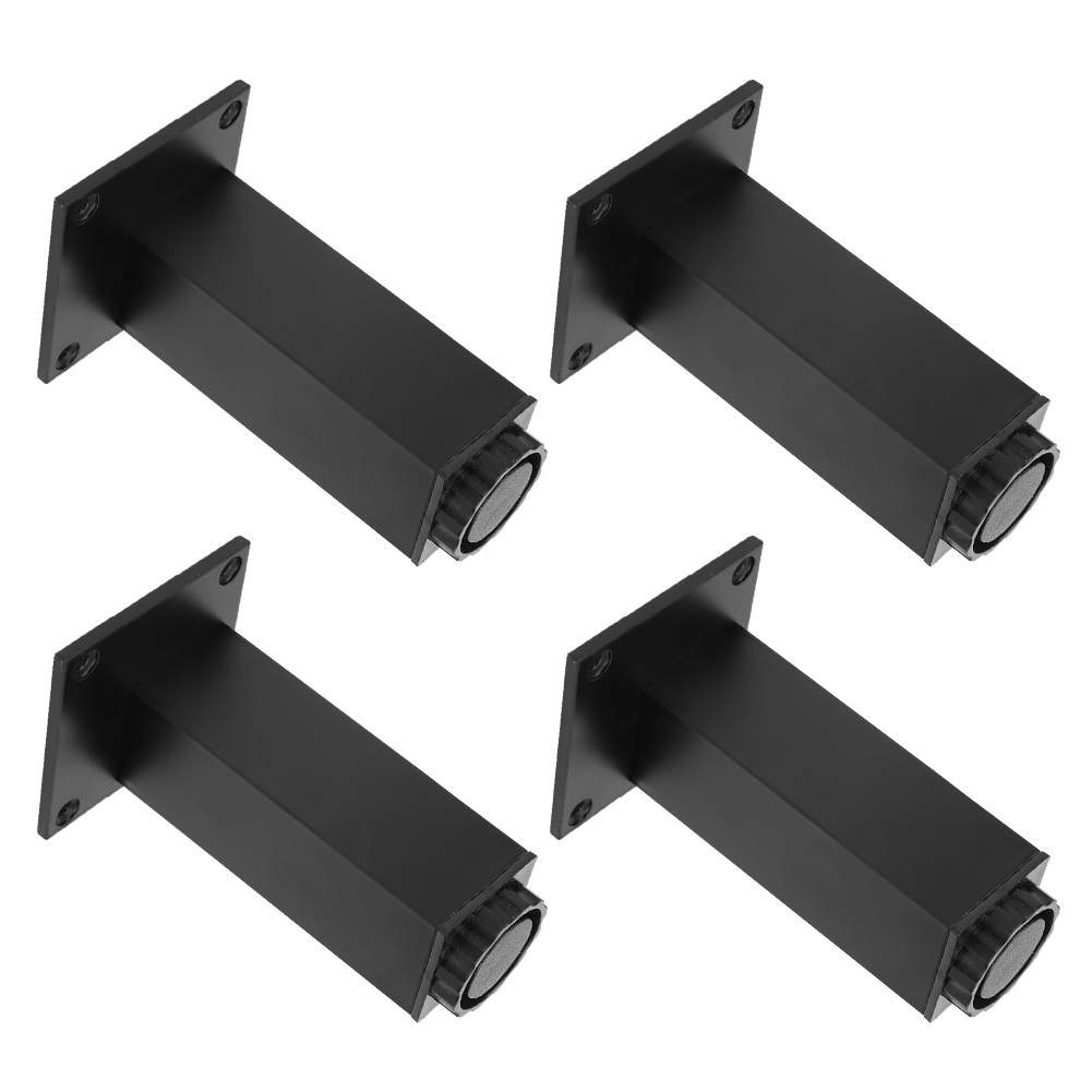Set Mit 4 Verstellbaren Füßen Aus Aluminiumlegierung Für Sofa, Bett, Kleiderschrank, Möbel (120 Mm).