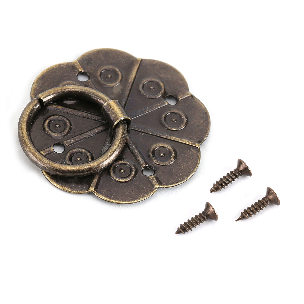 Set Mit 20 Möbelgriffen Aus Eisen, Tür-/schubladenringen, Für Büro Oder Möbel, Wohndekoration, 3 X 3 Cm