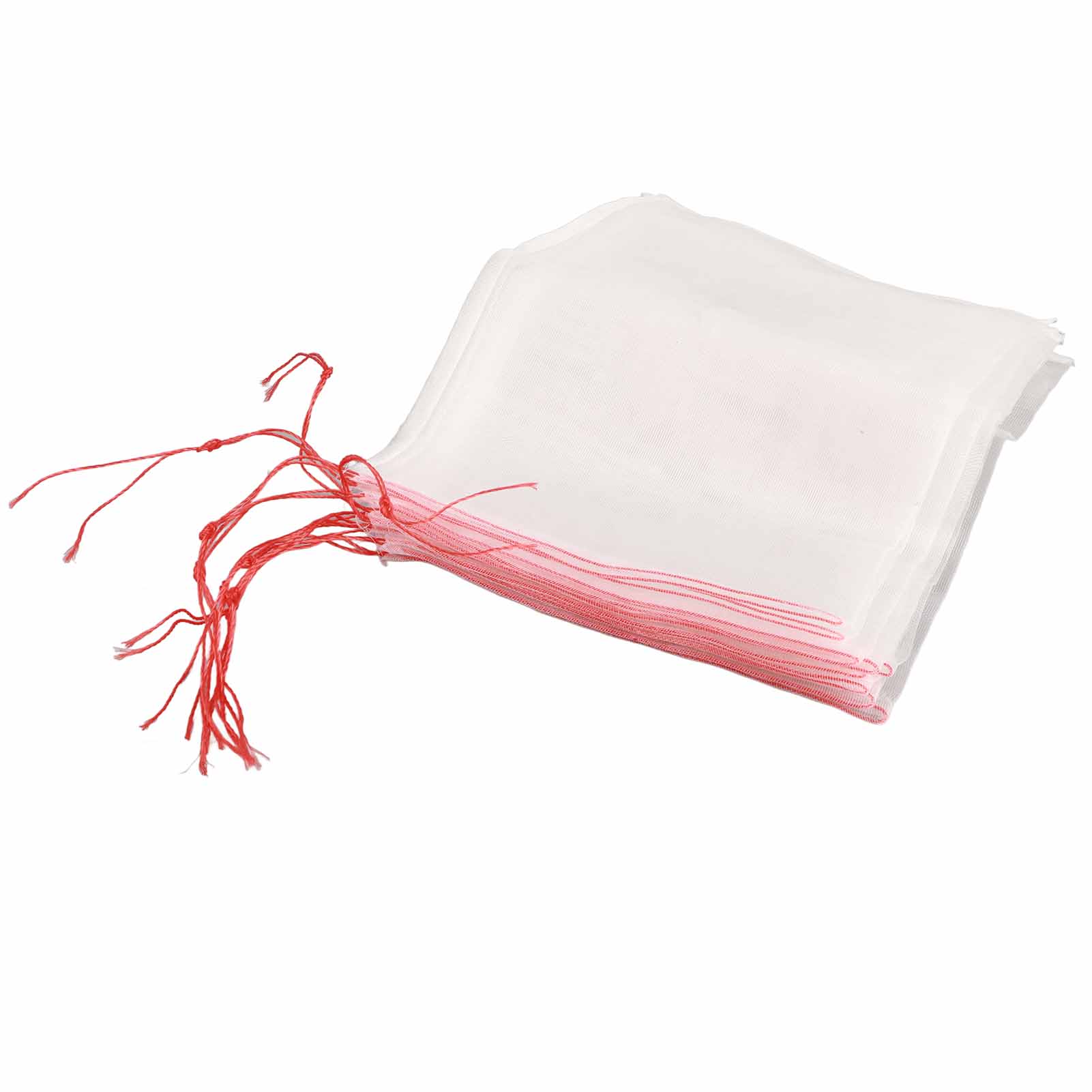 Packung Mit 10 Schutzbeuteln Für Pflanzen Und Früchte Aus Netzgewebe Mit Kordelzug Zum Schutz Vor Insekten Und Vögeln (45 X 30 Cm).