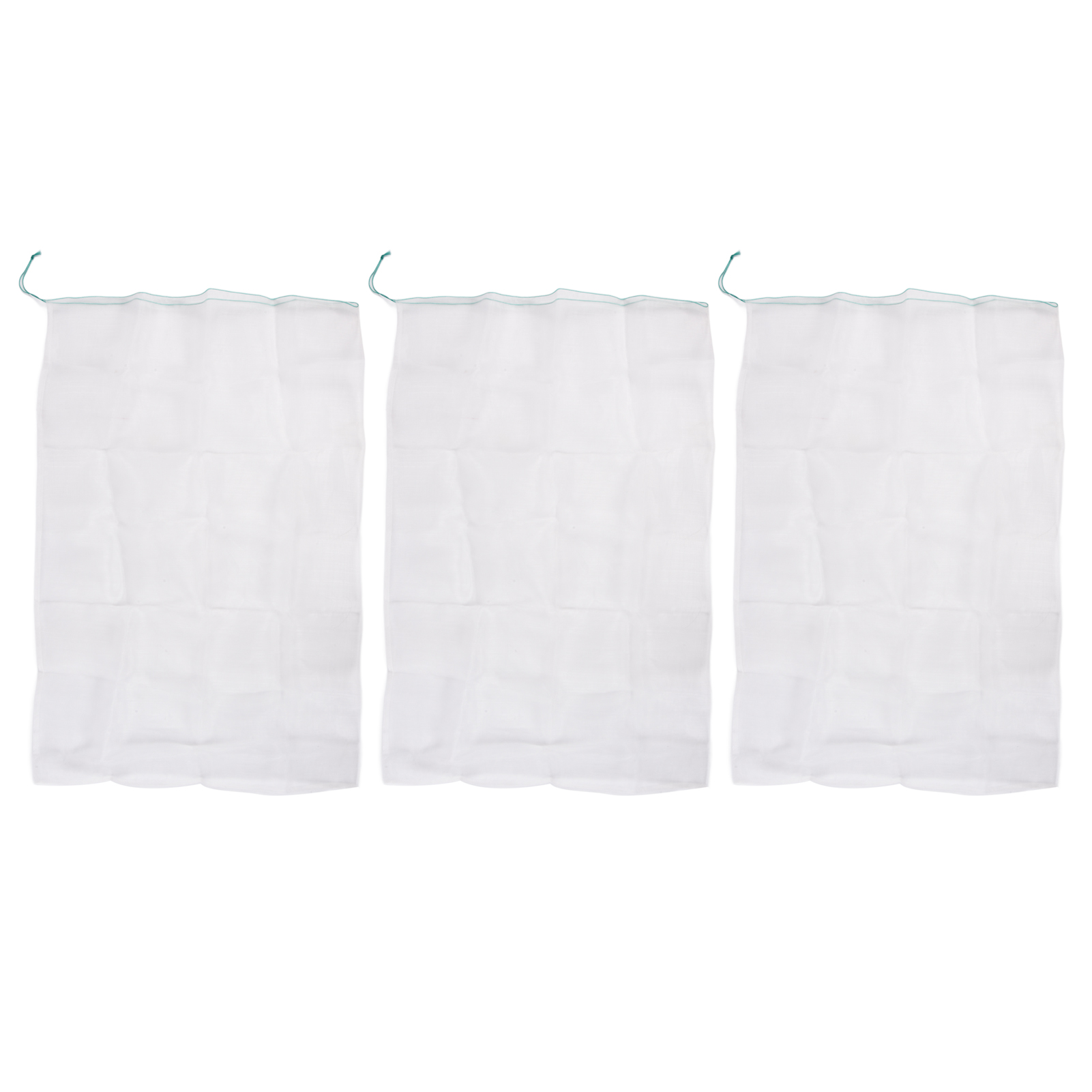Set Mit 3 Grünen Gartenpflanzennetzen Mit Kordelzug, Für Topfpflanzen Und Obstbäume, Schutz Vor Insekten Und Vögeln, 105 X 140 Cm / 41,3 X 55,1 Zoll