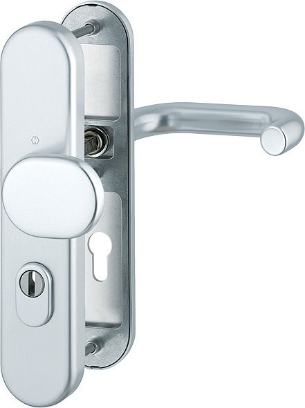 Hoppe® Fh Schutz-wechselgarnitur Mit Langschild Paris Fs-86g/3332za/3310/138f, Aluminium, 3919725