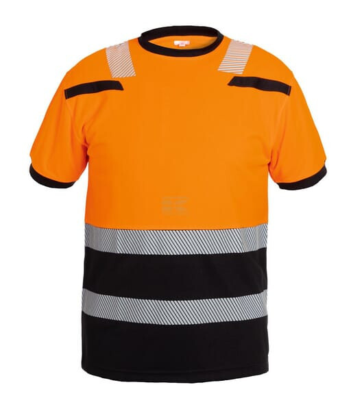 T-shirt Hi-vis Xl Orange/schwarz Tulsa Hydrowear 040465obxl