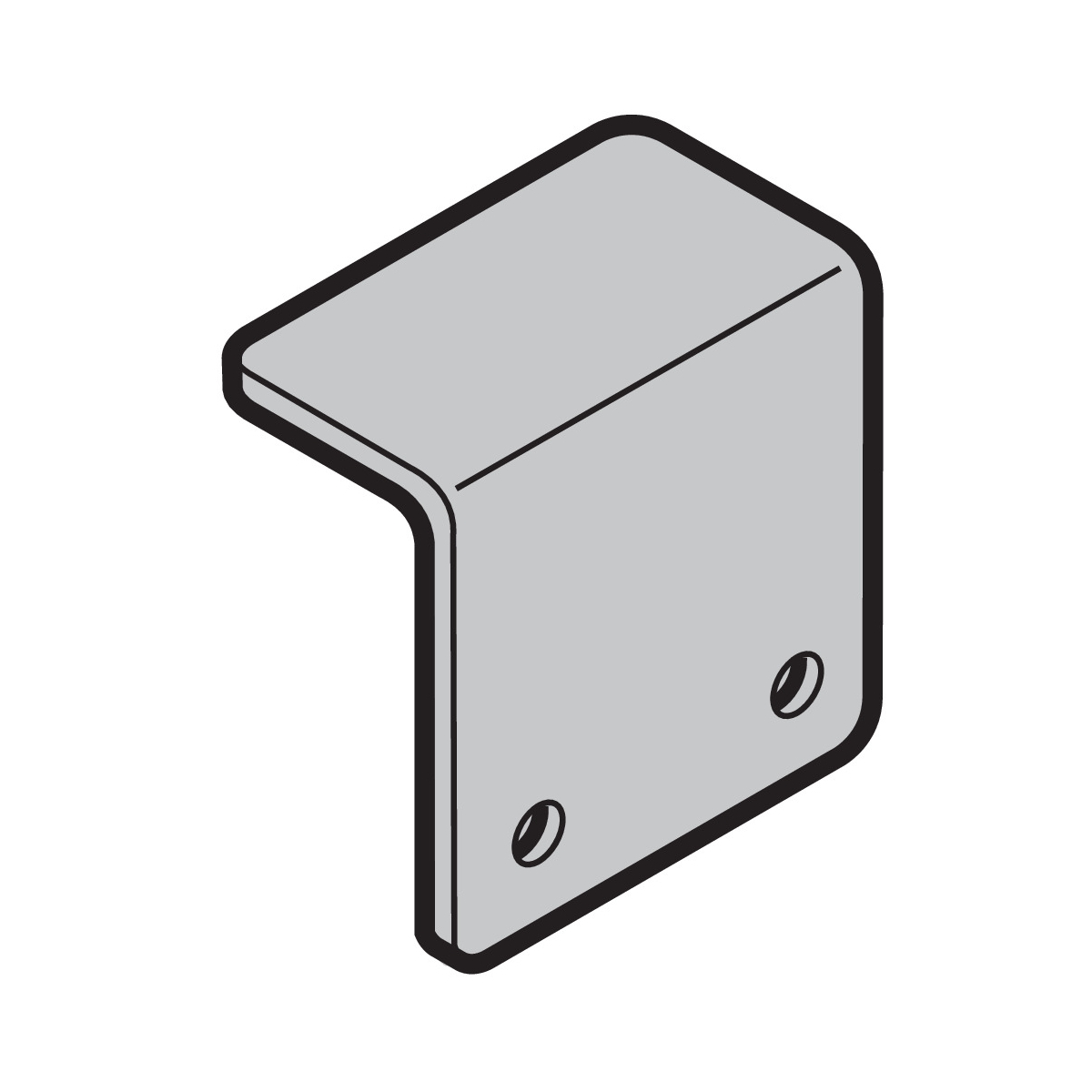 Hörmann Auflaufschutz Verzinkt 63x32x60mm 3041158