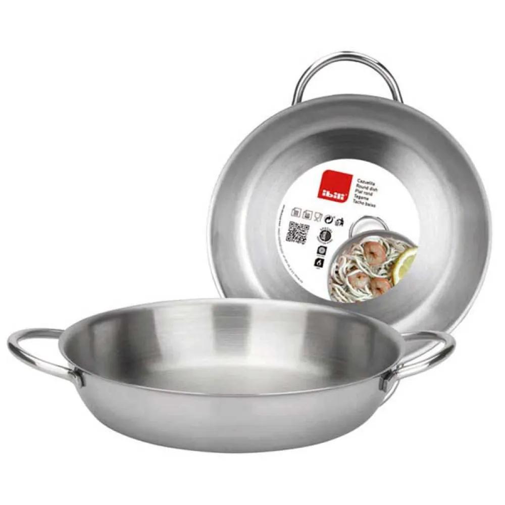 Ibil Prisma Cocotte Edelstahl 14 Cm 0,9 L Silber