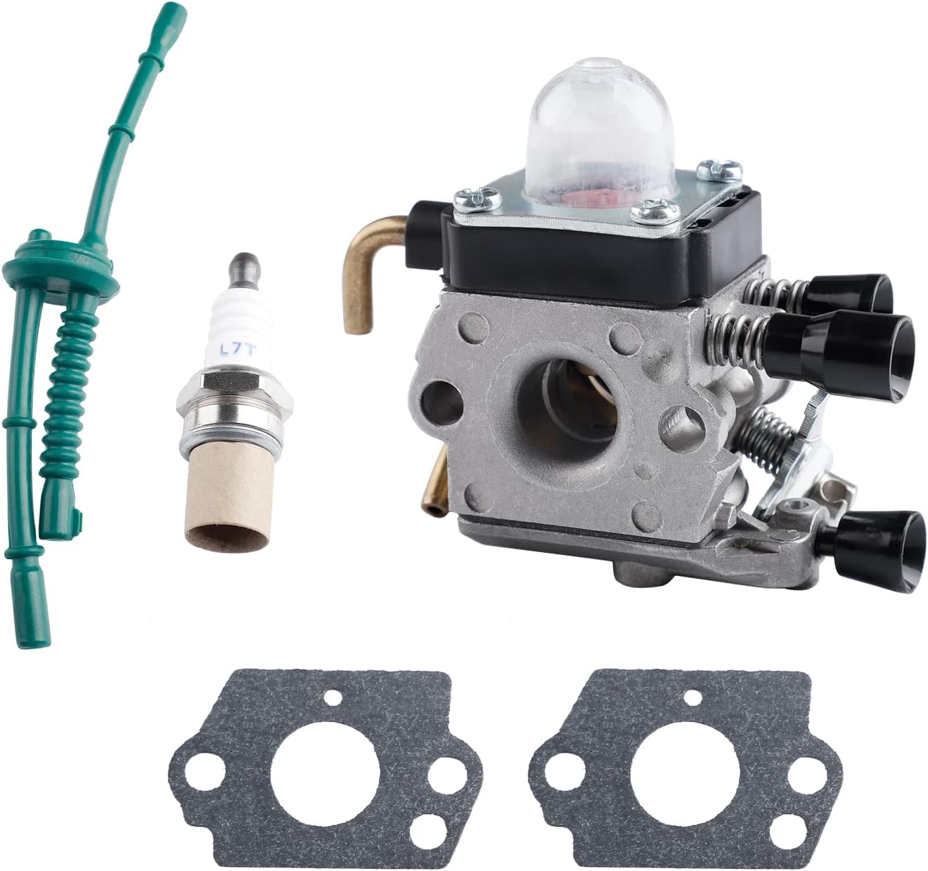 Ineasicer Vergaser Für Stihl Fs38, Fs45, Fs46, Fs55, Fs74, Fs75, Fs80, Fs85, Hl45, Hl75, Hs70, Hs74 Freischneider – Kraftstoffstarter-set