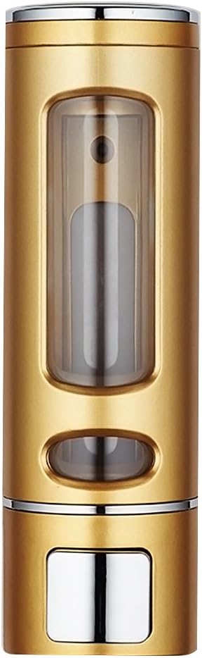 Einfacher 400-ml-seifenspender, Wandmontierter Duschgelspender, Seifenschale, Badezimmeraccessoires, Gold