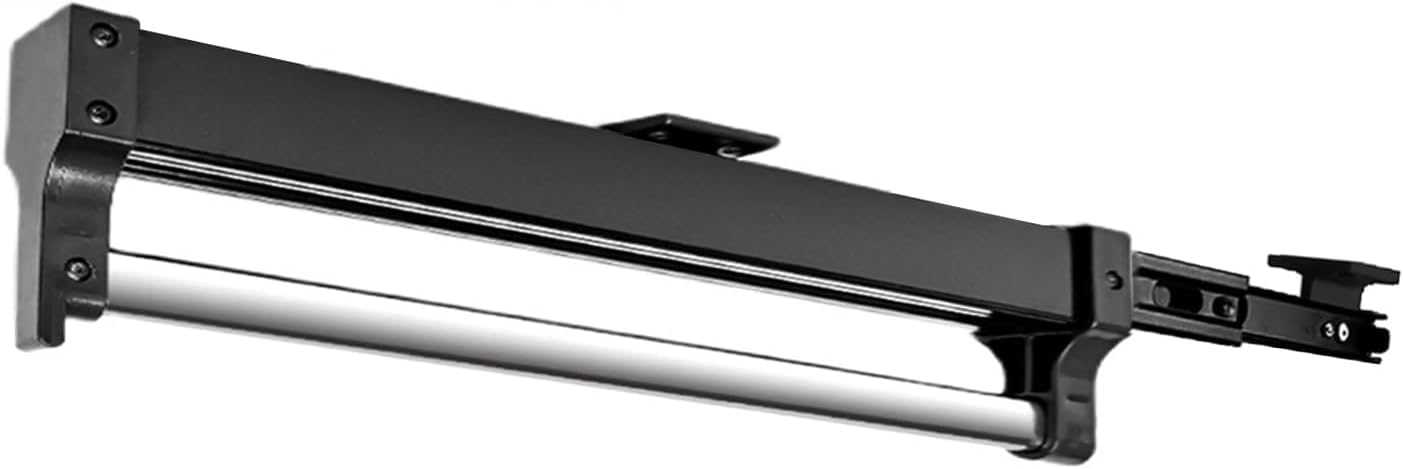 Ineasicer Ausziehbare Kleiderstange Für Ausziehbare Kleiderbügel - Verstellbare Teleskopstange (447 Mm, Schwarz)