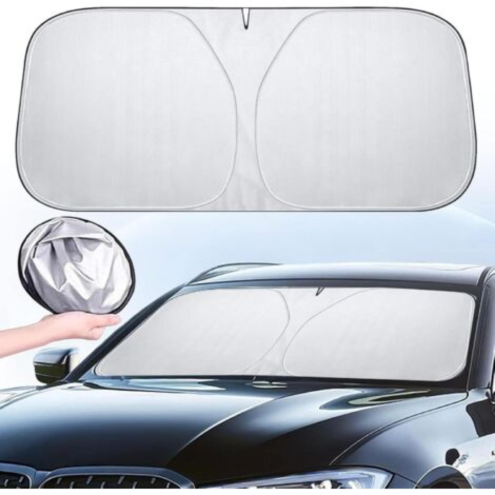 Uv-schutz-sonnenschutz, 140×70cm, Geeignet Für Windschutzscheiben Von Autos, Faltbar Und Wärmeisolierend.