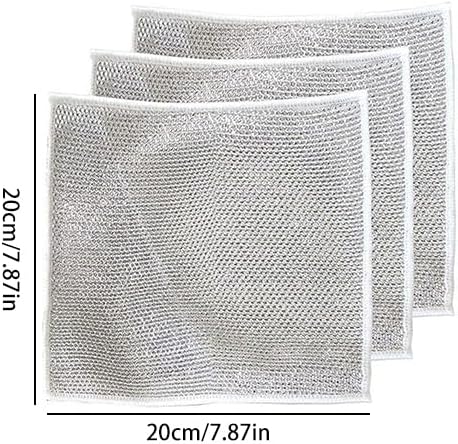 Reinigungstuch, 2 Stück, 1 Packung, Gelb, 66 X 43 Cm