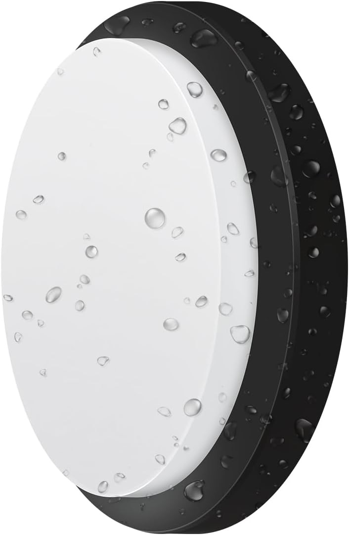 Außenwandleuchte, 12-w-led-deckenleuchte, Schwarz, 4000 K, Wasserdicht (ip66), 1 Stück