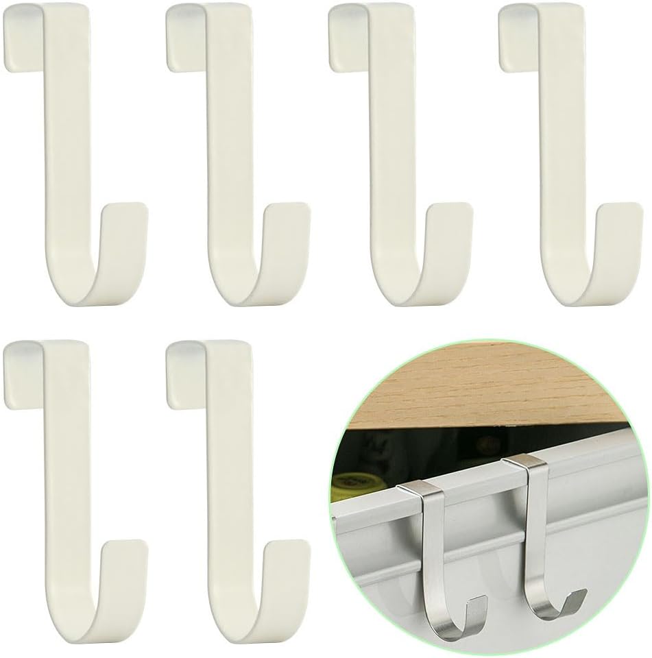 6-teiliges Heizkörper- Und Handtuchhaken-set, Kunststoff, Badezimmer – Weiß