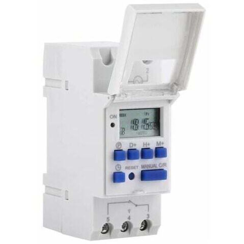 Jssevn - Lcd-timer, Wöchentlicher Elektrischer Digitaler Zeitschalter, 15a (220v)