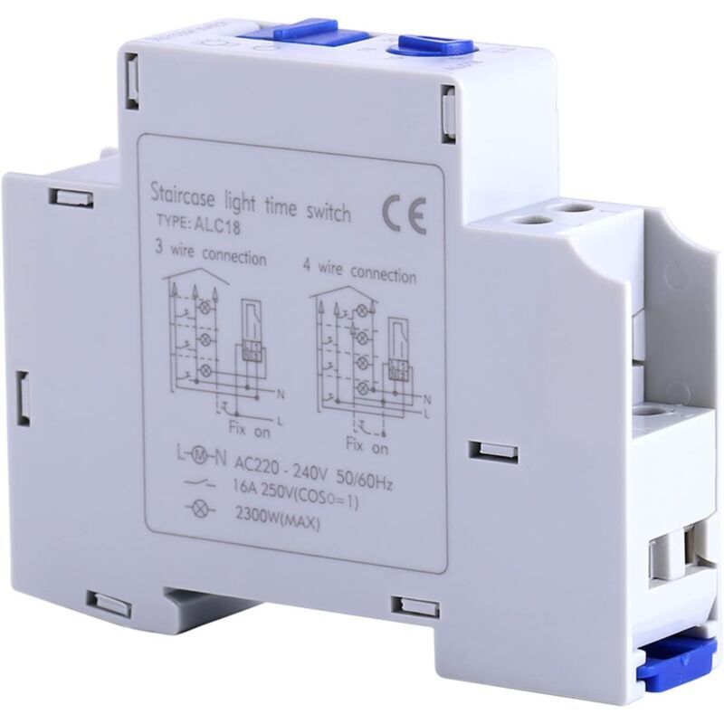 Jssevn - Mechanischer Treppenhaus-timer, 220v/240v-zeitschalter, Flur-timer
