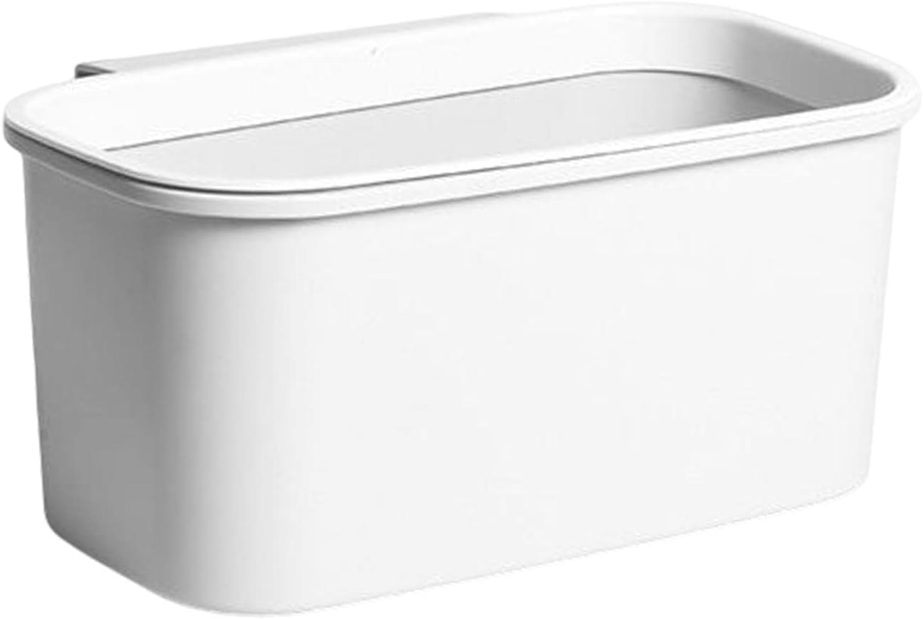 Jssevn - Hängender Abfalleimer Unter Der Spüle, Mini-küchenabfalleimer Für Schranktüren, Arbeitsplatte, Schlafzimmer (grau)