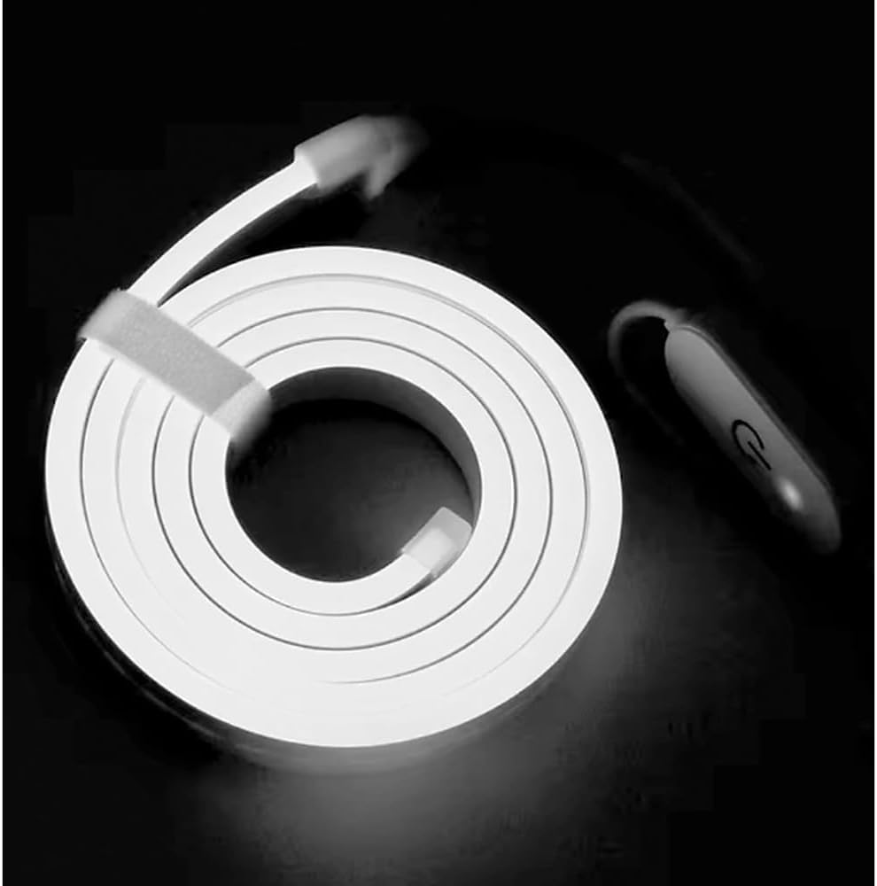 Jssevn - Led-lichtleiste Mit Usb-anschluss, 5 M Dimmbar, Helligkeitsregelung Per Berührungsschalter