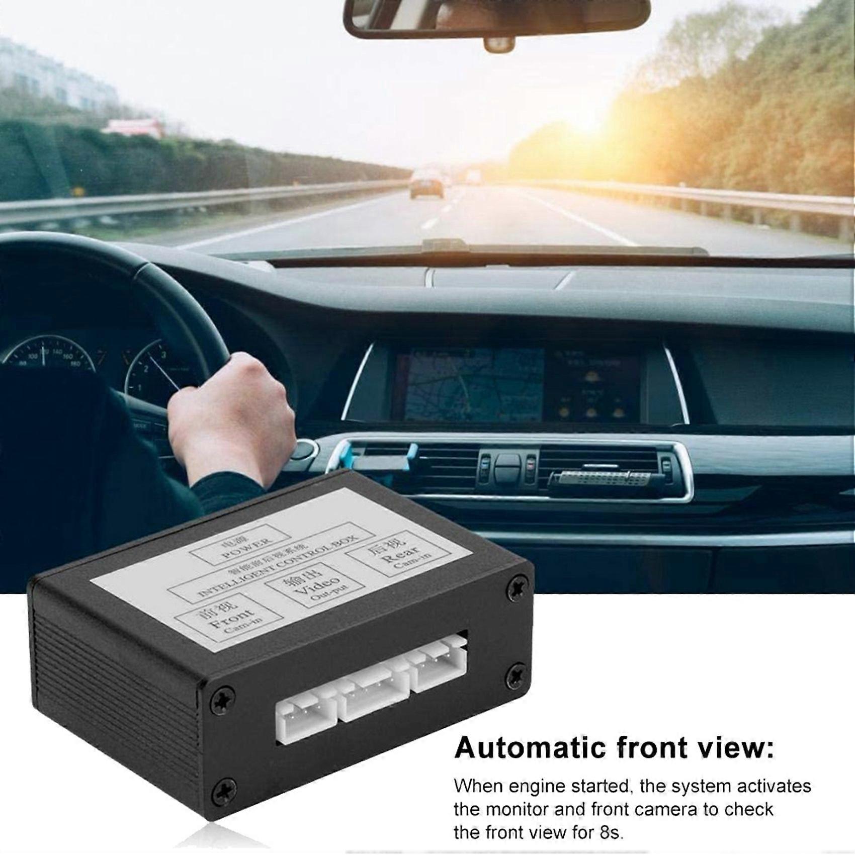 2x Auto-frontkamera-umschalter, Parkkamera-konverter, Front- Und Rückansicht-video-umschalter, Kanalsteuerbox
