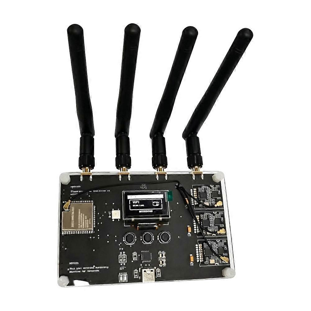 Rf Clown V2.0 Esp32 2,4-ghz-funkanalysator Mit 3 Nrf24l01 Ble-bluetooth-modulen Und Oled-display