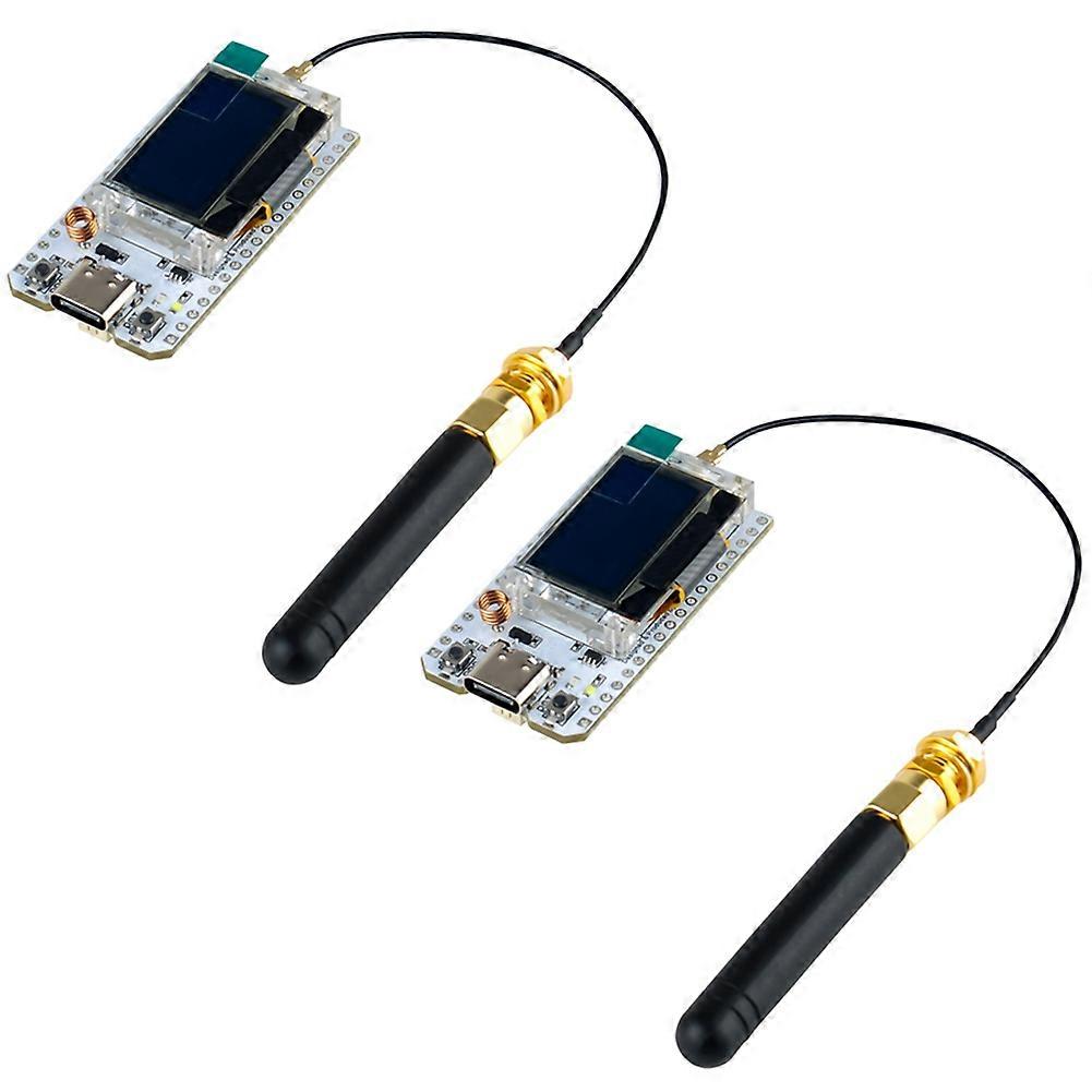 2 Sets Lora Entwicklungsboard Lora32 V3 Kit Esp32 S3 Wifi+bt Modul Sx1262 Oled Display Für Arduino Meshtastic Lorawan