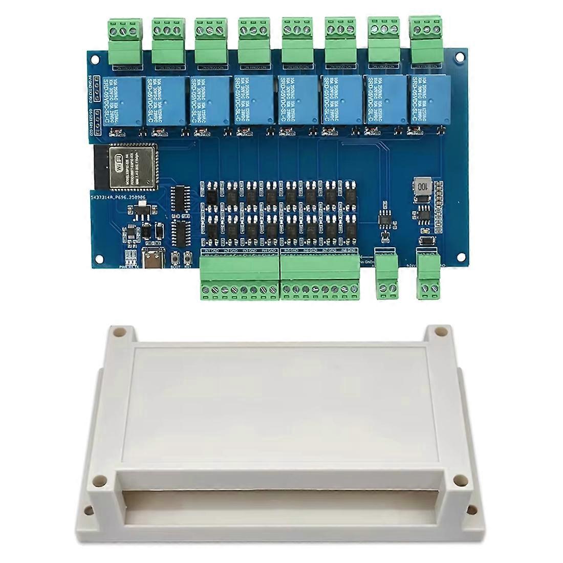 Esp32 Modbus 8-kanal-relais-schaltmodul Dc 9-24v, Wlan-bluetooth-entwicklungsboard Mit Relais-optokoppler-isolationsmodul