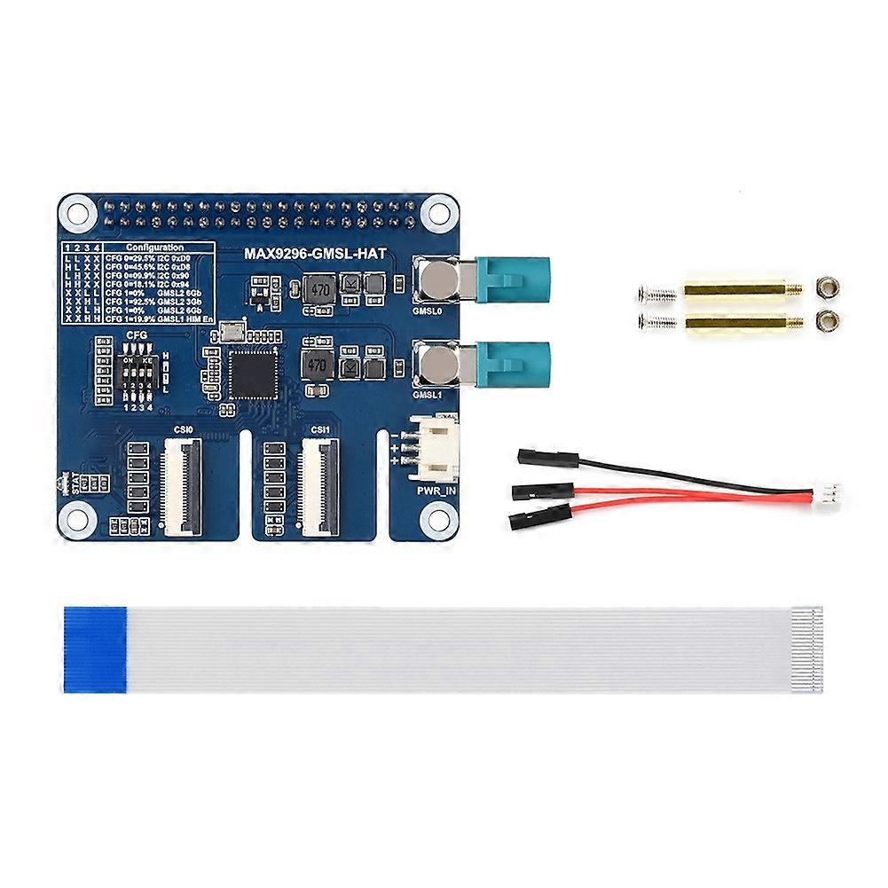 Max9296a Gmsl Kamera-adapterplatine 2-kanal-hochgeschwindigkeitsübertragung Mit Geringer Latenz Für Jetson Orin Nano Nx Und Raspberry Pi 5