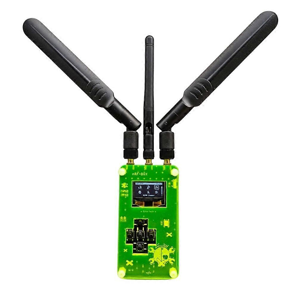 Nrf Box V2.0 – Open-source-all-in-one-gerät Für Ble- Und 2,4-ghz-netzwerke, Esp32-kern, Brillante Oled-benutzeroberfläche, Dreifacher Nrf24l01-funk