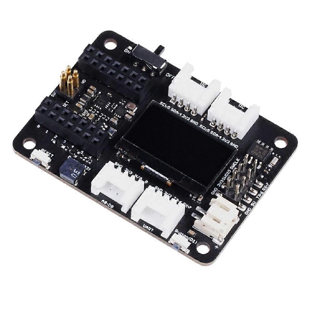 Erweiterungsplatine Für Xiao Seeed Mit Grove Oled, Iic, Uart, Analog, Digital, Summer, Taster Und Integriertem Batteriemanagement