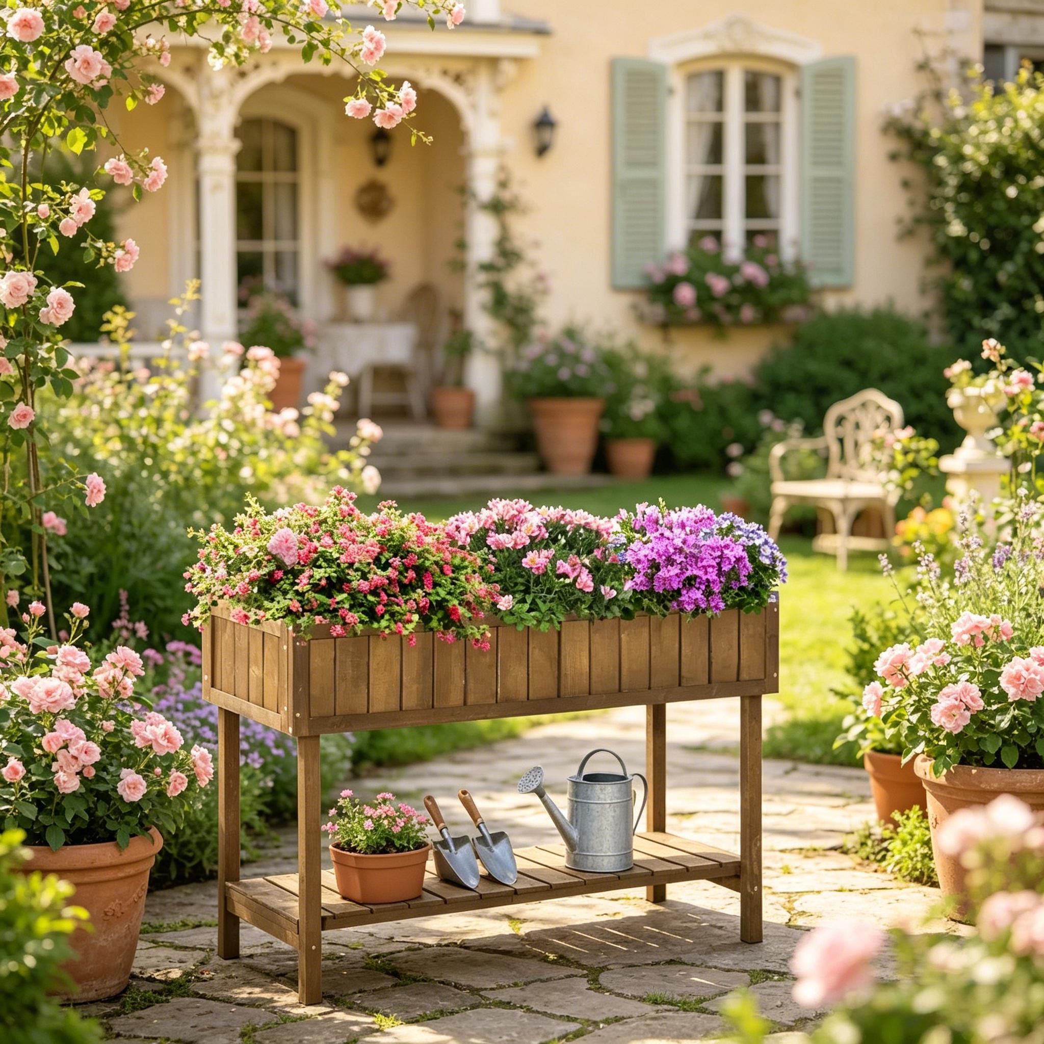 Holzpflanzer,gemüsepflanzer,freistehender Pflanzenpflanzer,blumenpflanzer