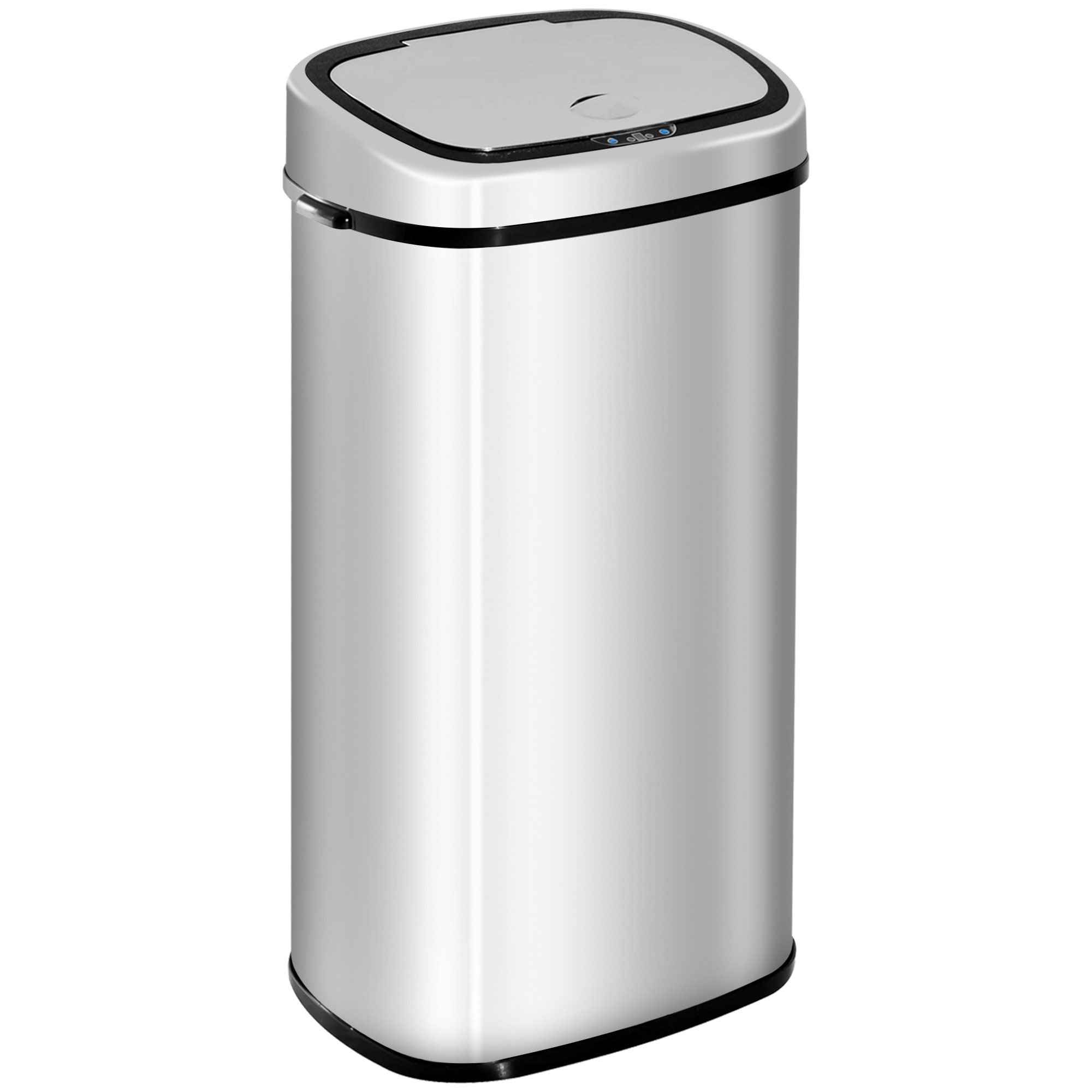 Mülleimer Automatik Abfalleimer Mit Sensor, Küche, Edelstahl, Silber, 68l