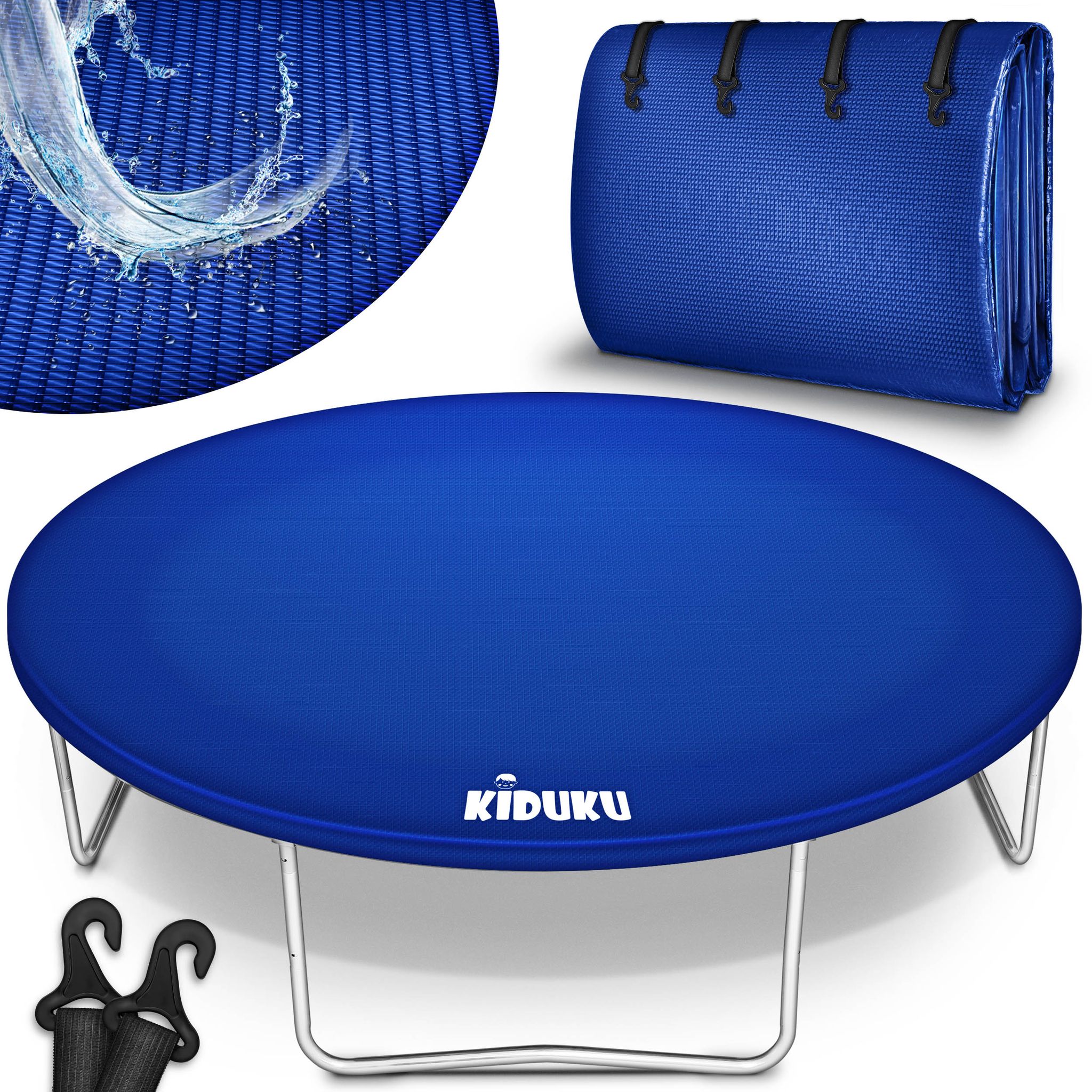 Kiduku - Trampolin Abdeckung Ø427 Cm Regenplane Regenabdeckung Abdeckplane Schutzplane