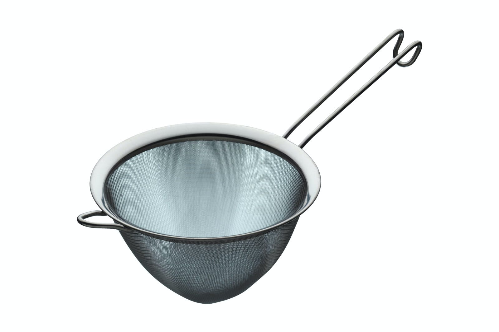Kitchencraft Kegelförmiges Sieb Of Mit Masche Zum Sieben Von Pürees Und Brühen, Edelstahl, 18 Cm - Silber