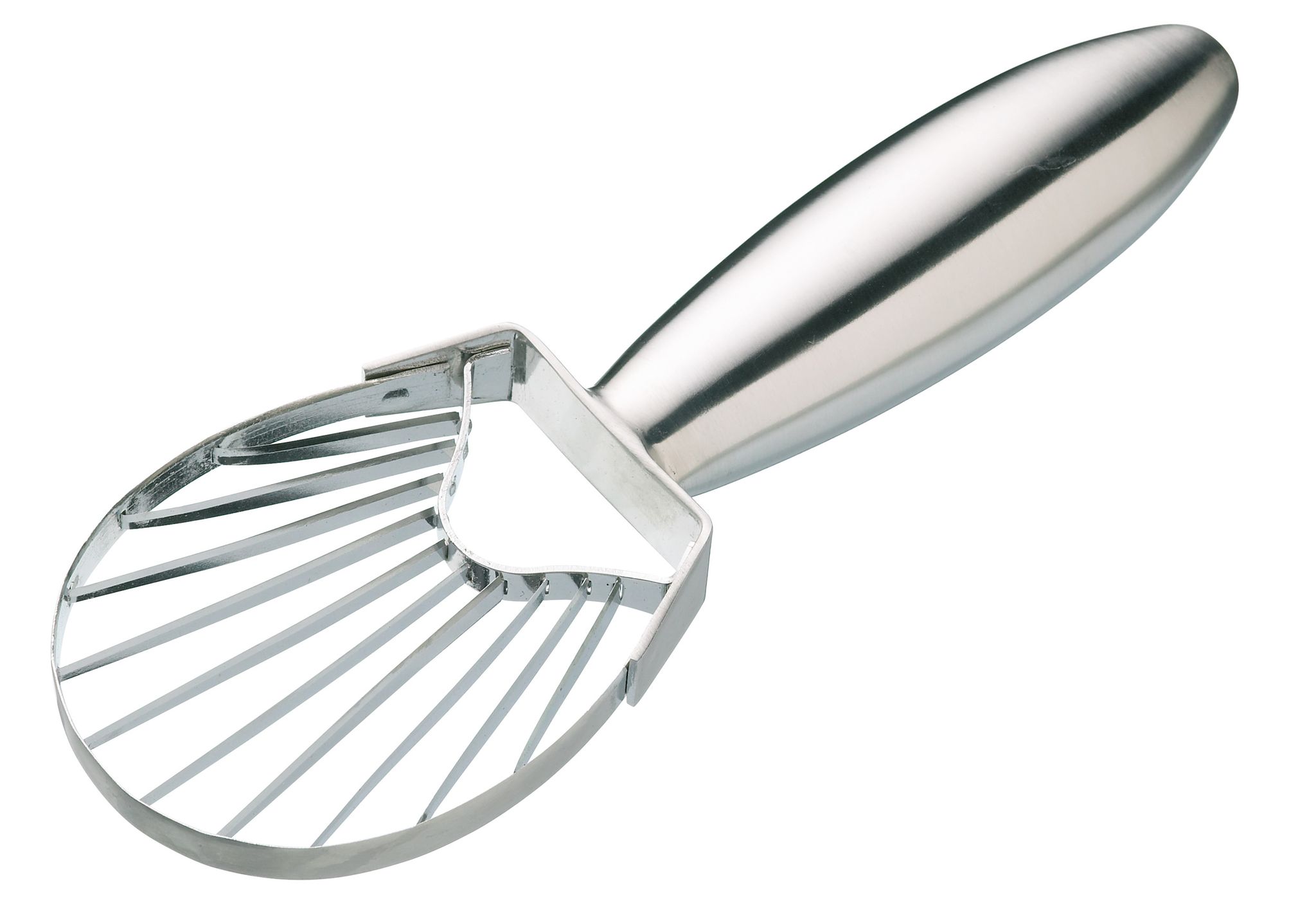 Kitchencraft Masterclass Avocadoschneider De, Ergonomischer Griff, Edelstahlkopf De, 18 Cm - Silber