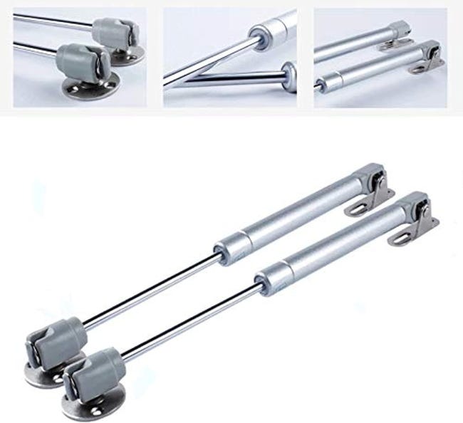 Hydraulische Stützstange Für Möbel Und Schränke - Geeignet Für Truhen, Fenster Usw. - 2 Stück, 40 N (4 Kg)