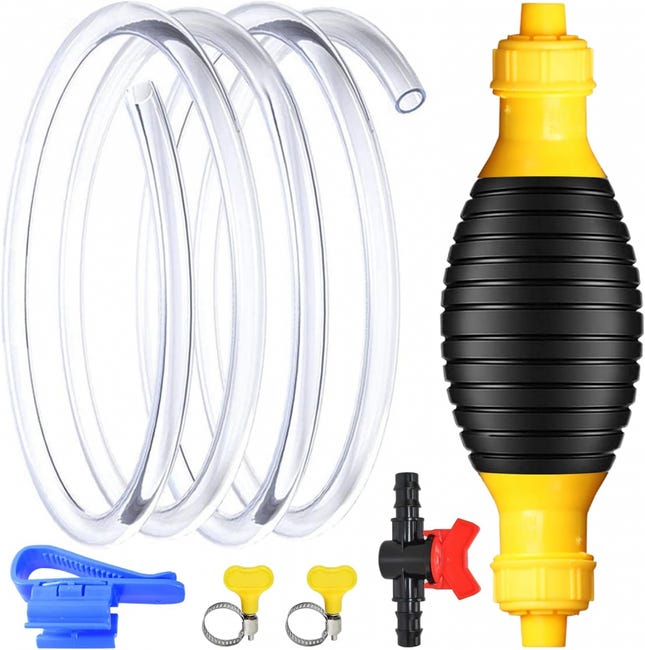 Manuelle Kraftstoffpumpe Mit 3m-schlauch, Manuelle Flüssigkeitsförderpumpe, Manuelle Kraftstoffförderpumpe, Manuelle Saugpumpe