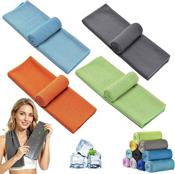 Weiches Und Atmungsaktives Kühlhandtuch, Schnelltrocknender Nackenwärmer Aus Mikrofaser – Zum Laufen, Für Outdoor-aktivitäten Und Heißes Wetter