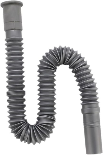 Flexibler Schlauch Für Küchen- Und Badezimmerspülen – Dehnbar, Für Waschbecken Und Wäschewannen – 1 Stück, 80 Cm