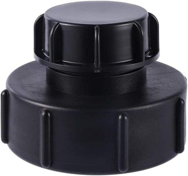 Ibc-tankadapter S100 X 8 – Für Reduzierstück S60 X 6 – Grobgewinde Mit Endkappe – Gartenschlauchadapter