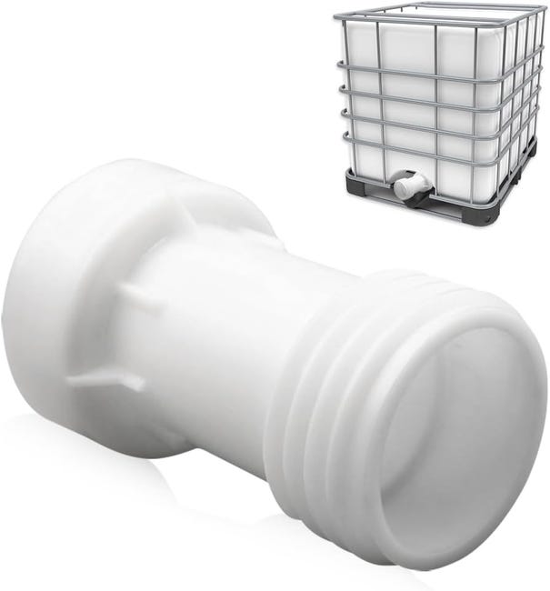 Ibc S60 X 6 Verlängerung – Ibc S60 X 6 Adapter – Zubehör Für Ibc-tank – 1000-liter-ventiltank – S60 X 6 Kunststoff-geradegewinde