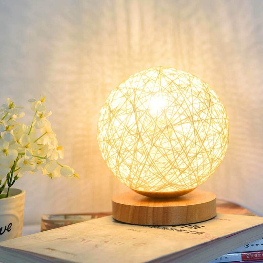 Holztischlampe, Dekorative Nachttischlampe Aus Holz Usb-ladegerät Für Schlafzimmer, Wohnzimmer, Nachttisch, Beistelltisch, Kaffeeraum, Babyzimmer (gold)