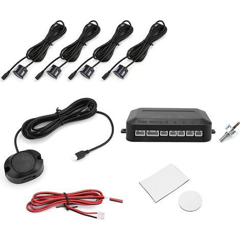 Einparkhilfe-system Mit Rückfahrradar, Akustischer Warnanzeige Und Sonde (12 V)