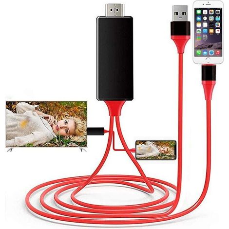 Lightning-auf-hdmi-1080p-adapter – Apple Mfi-zertifiziert – Plug & Play – Kompatibel Mit Iphone, Ipad Und Ipod