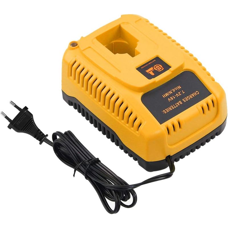 Ladegerät Für Dewalt Ni-cd/ni-mh-akkus (7,2 V–18 V) – 2,6 A Ausgangsstrom – Überhitzungs- Und Überlastungsschutz