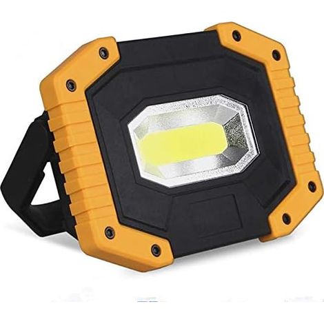 Tinor – Wiederaufladbarer 30w 2000lm Led-flutlichtstrahler – Ip65 Wasserdicht – 3 Beleuchtungsmodi – Tragbare Laterne Für Baustellen Und Garagen