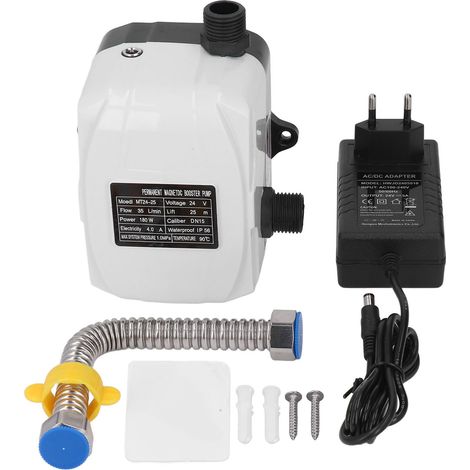 180w Hochdruck-wasserdruckerhöhungspumpe Für Küchenspüle Und Dusche, Dc 24v, Eu-stecker, Ac 100-240v