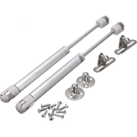 – Set Mit 2 Gasfedern, 120 N – Länge 250 Mm – Maximale Belastung 8 Kg – Stahl Mit Hydraulischer Dichtung – Für Holz- Und Aluminiummöbel