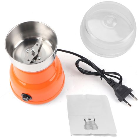 Elektrische Kaffeemühle, Zum Mahlen Von Nüssen, Getreide, Bohnen, Kräutern Und Gewürzen Im Haushalt, 220-v-eu-stecker