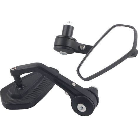 2 Universal Aluminium Motorrad-lenkerspiegel 7/8