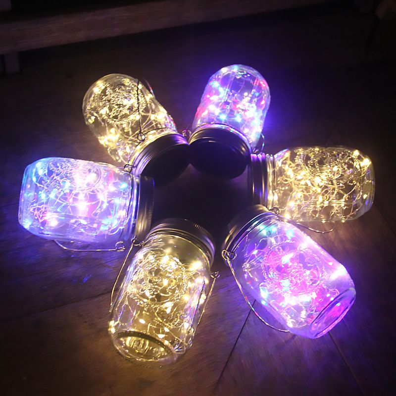 Solar-led-außenlampe, Warmweiß 2700k - 3200k Ni-mh (farbiges Licht, 20 Pflanzen)