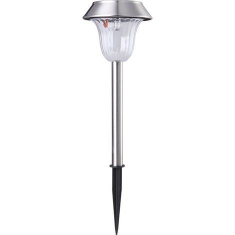 Led-solar-gartenleuchte, Stehleuchte Aus Stahl